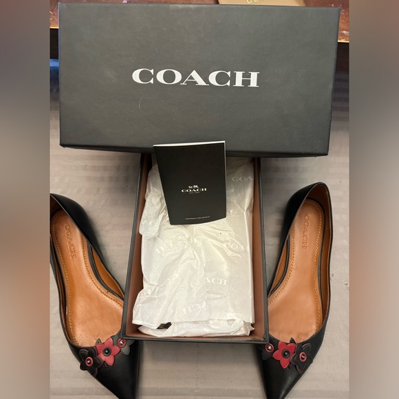 Coach Floral Appliqué Flat Shoes - Picture 14 of 14